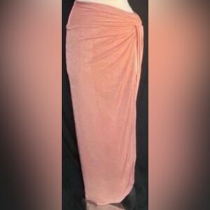 Elegant Pink Maxi Skirt